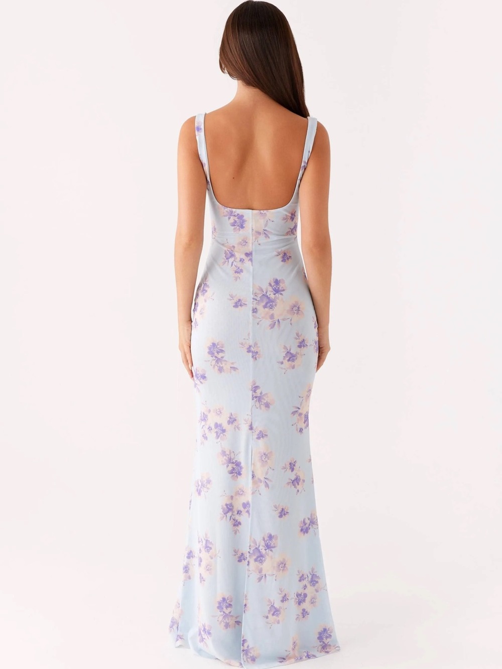 Peppermayo Charity Bustier Floral Maxi Dress in Blue - Picture 3 of 16